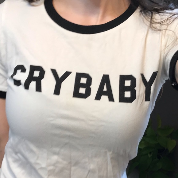 π2 for $15 white CRYBABY Tshirt - Picture 1 of 4